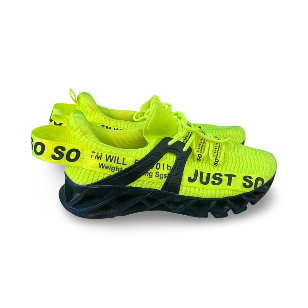 Neon Green Blade Sole Sneakers – Unisex EU 39 – Like New